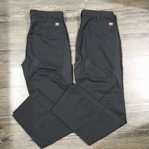 Red Kap Industrial Work Pants Mens 36x34 Black Utility Uniforms Work Pants